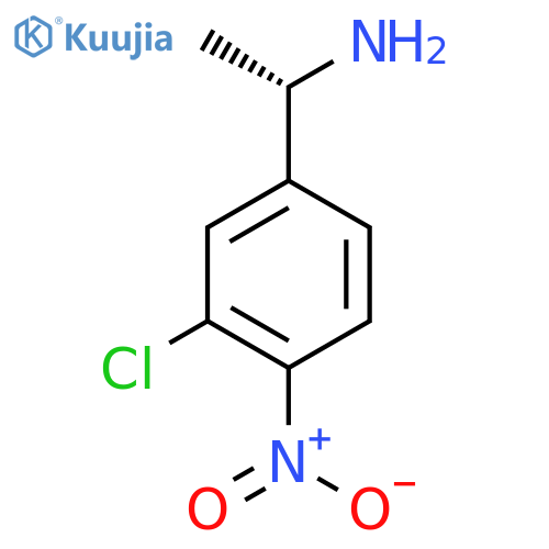 (1S)-1-(3-chloro-4-nitrophenyl)ethan-1-amine structure