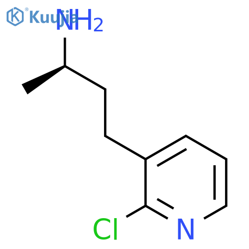 (2R)-4-(2-chloropyridin-3-yl)butan-2-amine structure
