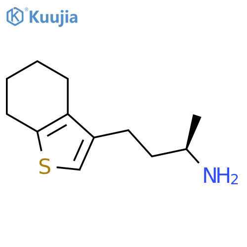 (2R)-4-(4,5,6,7-tetrahydro-1-benzothiophen-3-yl)butan-2-amine structure