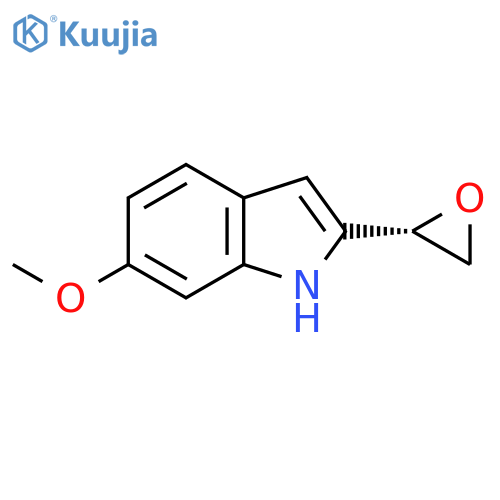 6-methoxy-2-(2S)-oxiran-2-yl-1H-indole structure
