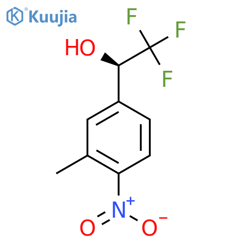 (1R)-2,2,2-trifluoro-1-(3-methyl-4-nitrophenyl)ethan-1-ol structure