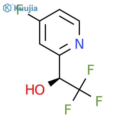 (1S)-2,2,2-trifluoro-1-(4-fluoropyridin-2-yl)ethan-1-ol structure