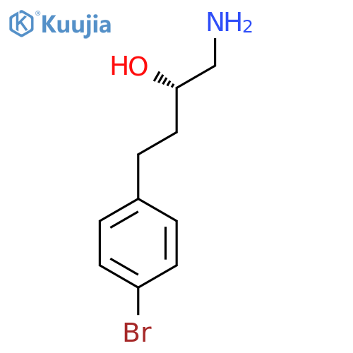 (2S)-1-amino-4-(4-bromophenyl)butan-2-ol structure