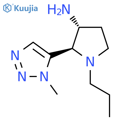 2-(1-methyl-1H-1,2,3-triazol-5-yl)-1-propylpyrrolidin-3-amine structure