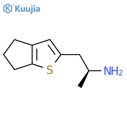(2S)-1-{4H,5H,6H-cyclopentabthiophen-2-yl}propan-2-amine structure