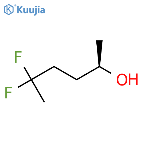 (2R)-5,5-difluorohexan-2-ol structure