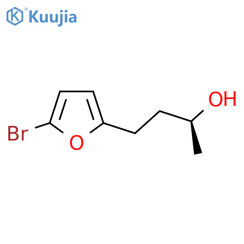(2S)-4-(5-bromofuran-2-yl)butan-2-ol structure