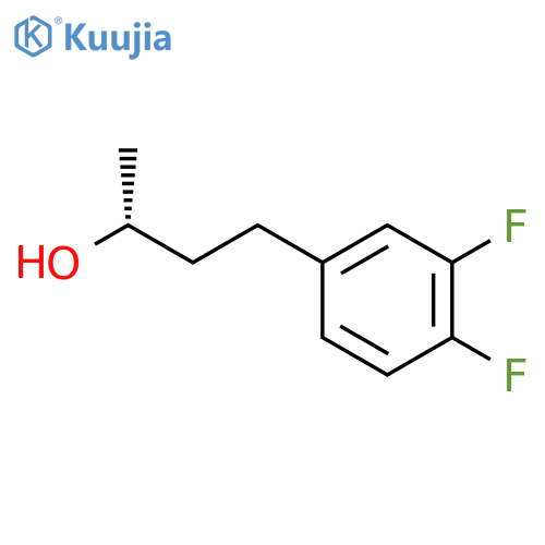 (2R)-4-(3,4-difluorophenyl)butan-2-ol structure