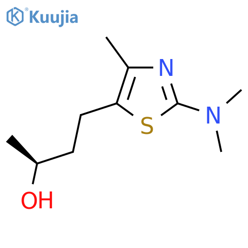 (2S)-4-2-(dimethylamino)-4-methyl-1,3-thiazol-5-ylbutan-2-ol structure
