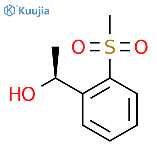 (1S)-1-(2-methanesulfonylphenyl)ethan-1-ol structure