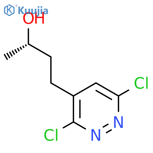 (2S)-4-(3,6-dichloropyridazin-4-yl)butan-2-ol structure