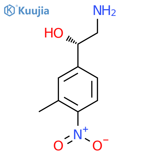 (1S)-2-amino-1-(3-methyl-4-nitrophenyl)ethan-1-ol structure