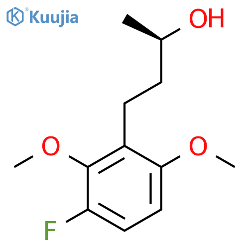 (2R)-4-(3-fluoro-2,6-dimethoxyphenyl)butan-2-ol structure