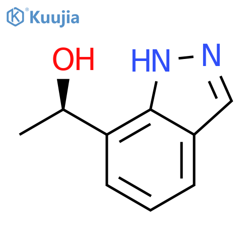 (1R)-1-(1H-indazol-7-yl)ethan-1-ol structure