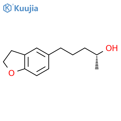 (2R)-5-(2,3-dihydro-1-benzofuran-5-yl)pentan-2-ol structure