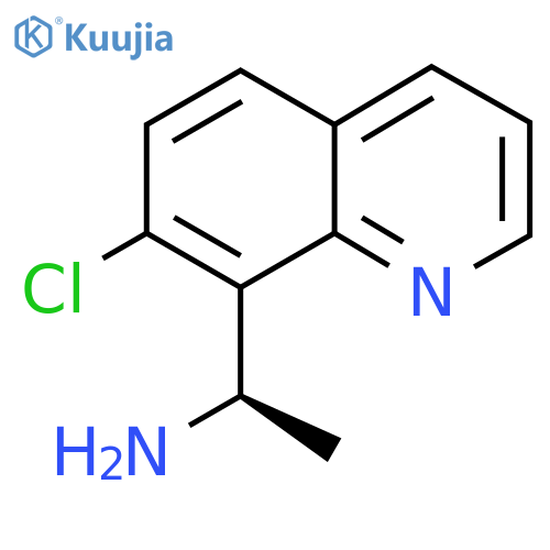 (1R)-1-(7-chloroquinolin-8-yl)ethan-1-amine structure
