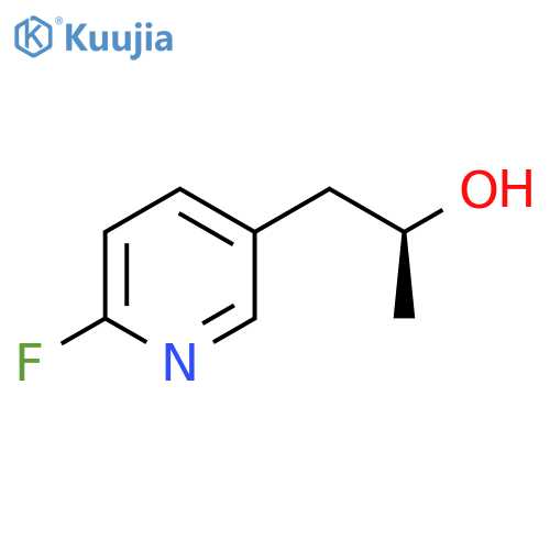 (2S)-1-(6-fluoropyridin-3-yl)propan-2-ol structure