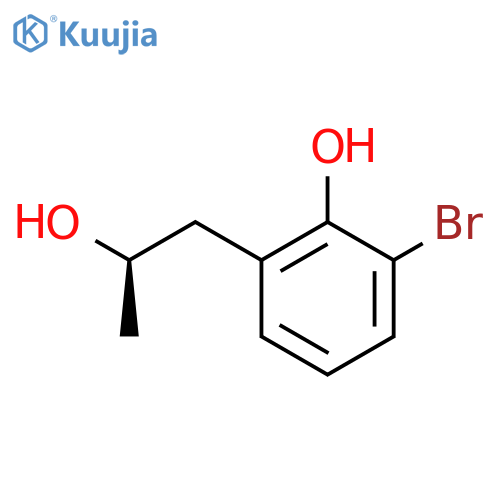 2-bromo-6-(2R)-2-hydroxypropylphenol structure