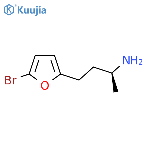 (2S)-4-(5-bromofuran-2-yl)butan-2-amine structure
