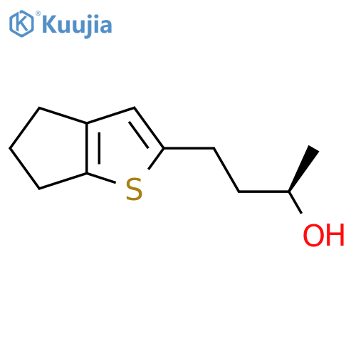 (2R)-4-{4H,5H,6H-cyclopentabthiophen-2-yl}butan-2-ol structure