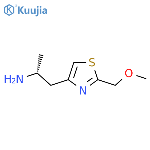 (2R)-1-2-(methoxymethyl)-1,3-thiazol-4-ylpropan-2-amine structure