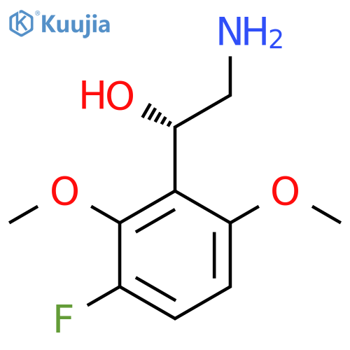 (1S)-2-amino-1-(3-fluoro-2,6-dimethoxyphenyl)ethan-1-ol structure