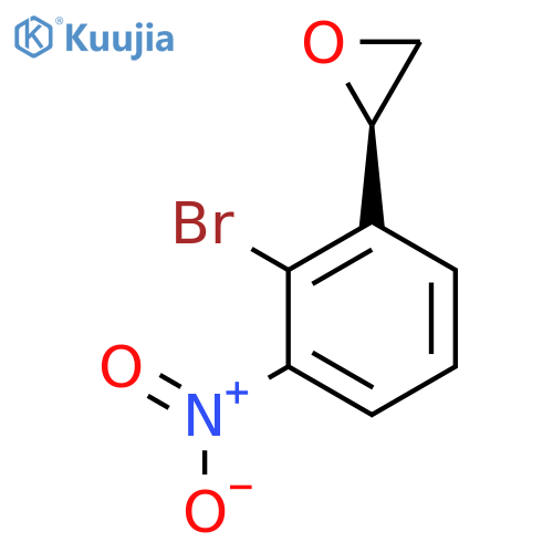 (2R)-2-(2-bromo-3-nitrophenyl)oxirane structure