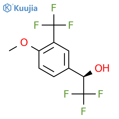 (1R)-2,2,2-trifluoro-1-4-methoxy-3-(trifluoromethyl)phenylethan-1-ol structure