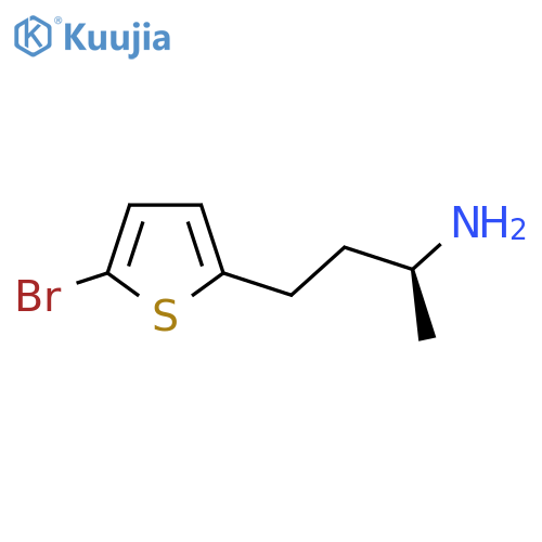 (2S)-4-(5-bromothiophen-2-yl)butan-2-amine structure