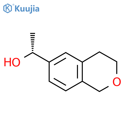 (1R)-1-(3,4-dihydro-1H-2-benzopyran-6-yl)ethan-1-ol structure