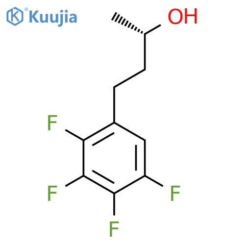 (2S)-4-(2,3,4,5-tetrafluorophenyl)butan-2-ol structure