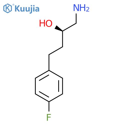 (2R)-1-amino-4-(4-fluorophenyl)butan-2-ol structure