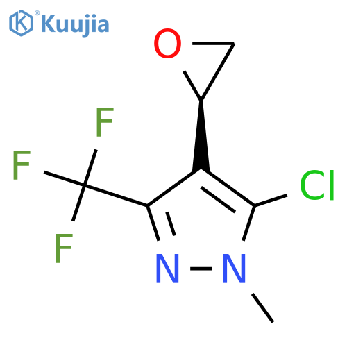 5-chloro-1-methyl-4-(2R)-oxiran-2-yl-3-(trifluoromethyl)-1H-pyrazole structure