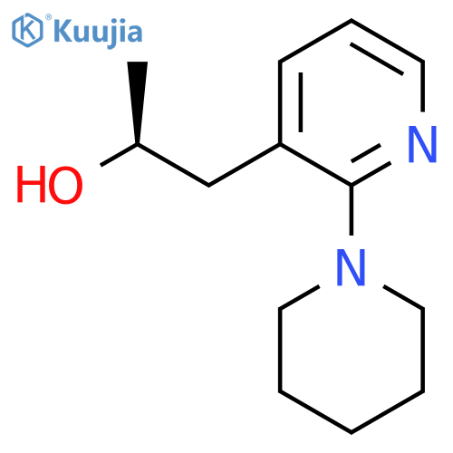 (2S)-1-2-(piperidin-1-yl)pyridin-3-ylpropan-2-ol structure
