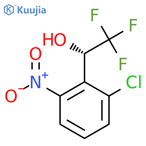 (1S)-1-(2-chloro-6-nitrophenyl)-2,2,2-trifluoroethan-1-ol structure