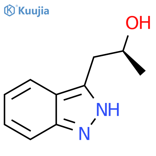 (2S)-1-(1H-indazol-3-yl)propan-2-ol structure