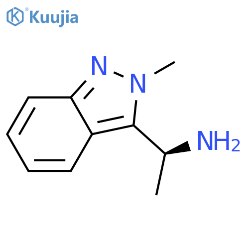 (1S)-1-(2-methyl-2H-indazol-3-yl)ethan-1-amine structure
