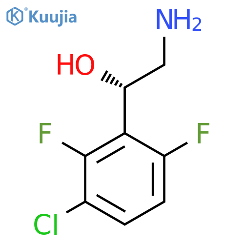 (1S)-2-amino-1-(3-chloro-2,6-difluorophenyl)ethan-1-ol structure
