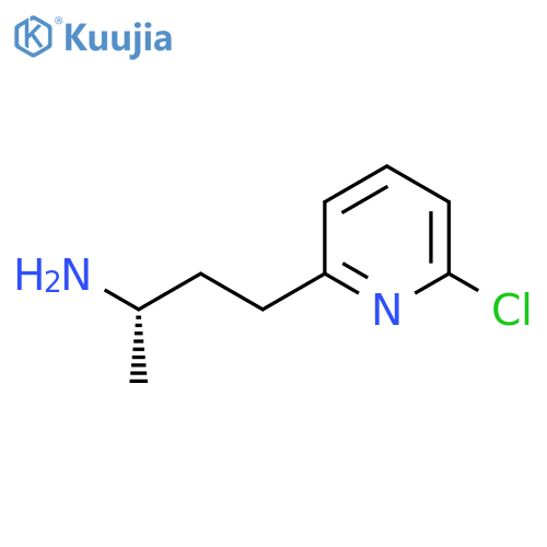 (2S)-4-(6-chloropyridin-2-yl)butan-2-amine structure