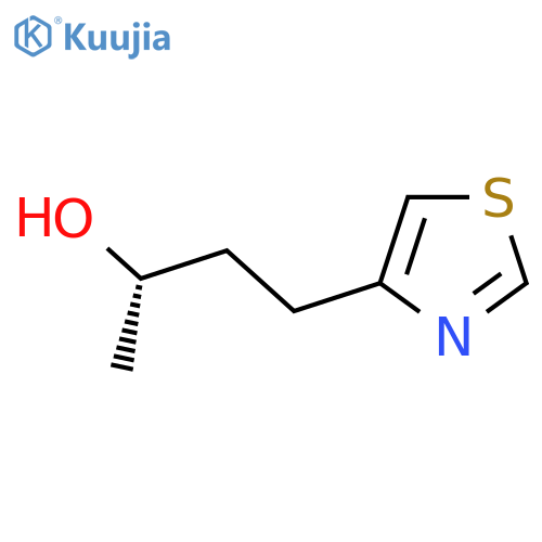 (2S)-4-(1,3-thiazol-4-yl)butan-2-ol structure