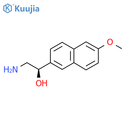(1R)-2-amino-1-(6-methoxynaphthalen-2-yl)ethan-1-ol structure
