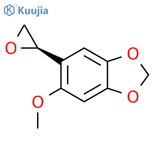 5-methoxy-6-(2R)-oxiran-2-yl-1,3-dioxaindane structure