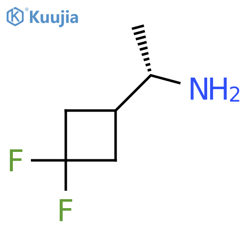 (1S)-1-(3,3-difluorocyclobutyl)ethan-1-amine structure