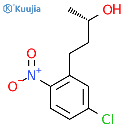 (2S)-4-(5-chloro-2-nitrophenyl)butan-2-ol structure