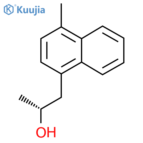 (2R)-1-(4-methylnaphthalen-1-yl)propan-2-ol structure