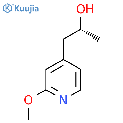 (2R)-1-(2-methoxypyridin-4-yl)propan-2-ol structure