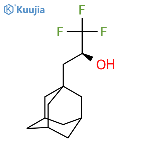 (2S)-3-(adamantan-1-yl)-1,1,1-trifluoropropan-2-ol structure
