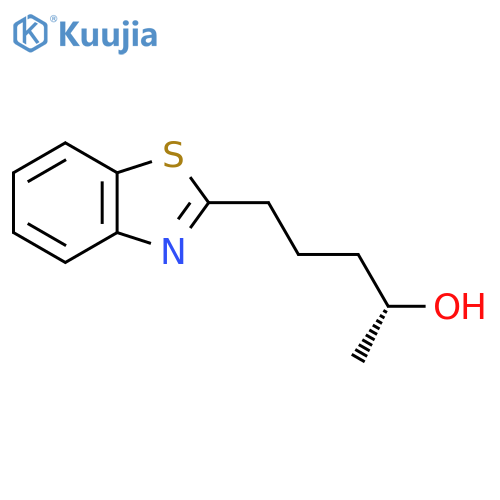 (2R)-5-(1,3-benzothiazol-2-yl)pentan-2-ol structure