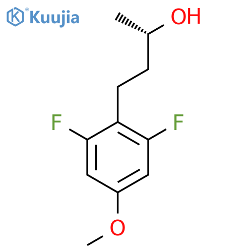 (2S)-4-(2,6-difluoro-4-methoxyphenyl)butan-2-ol structure