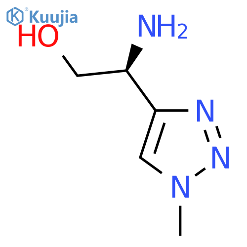 (2S)-2-amino-2-(1-methyl-1H-1,2,3-triazol-4-yl)ethan-1-ol structure
